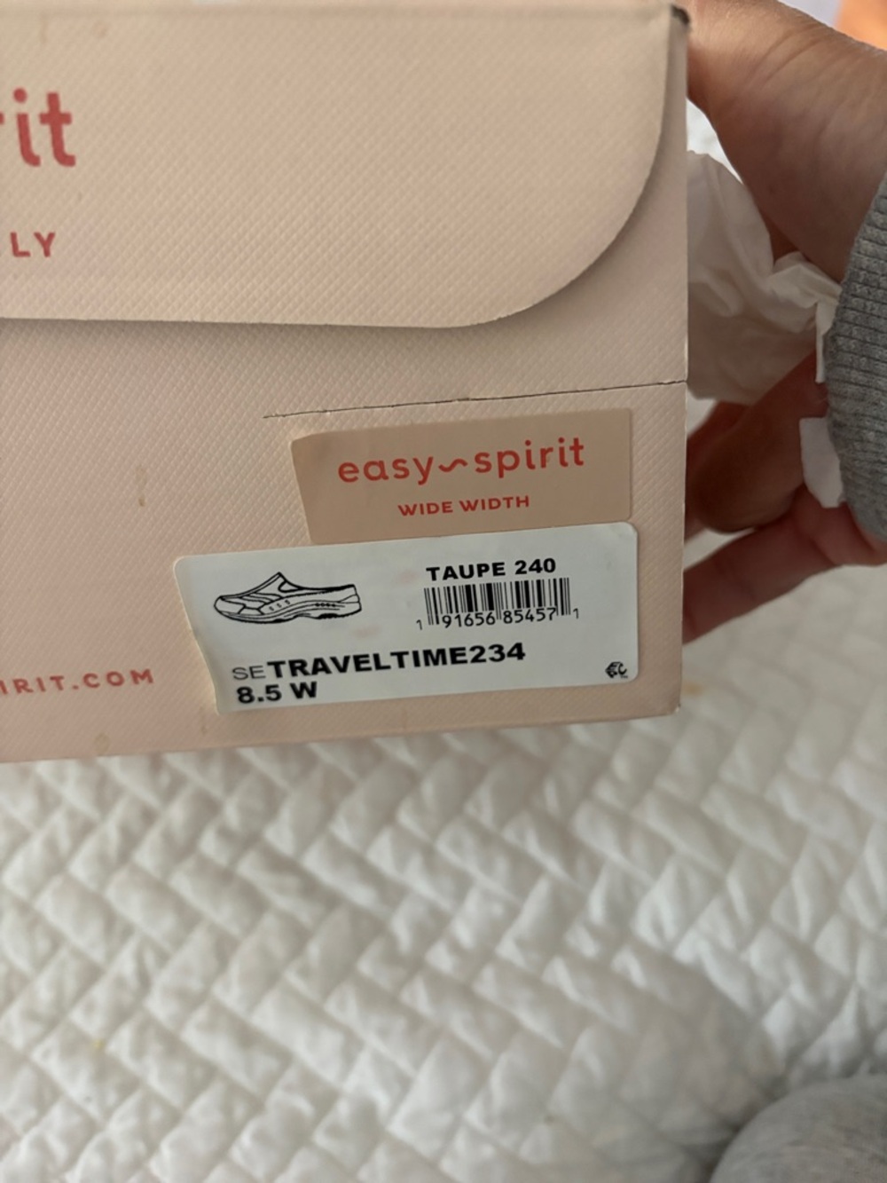 Easy Spirit Cream Platform Mule with Buckle (New) - Picture 14 of 14